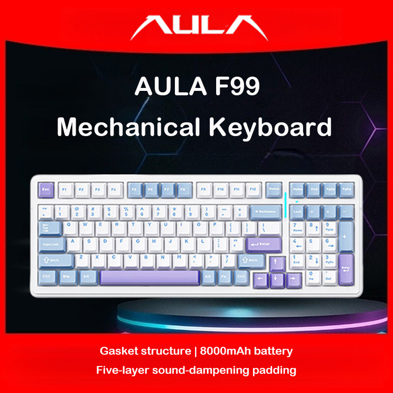 AULA F99 Mechanical Keyboard T - Pc Gaming Lounge ulasan dan harga